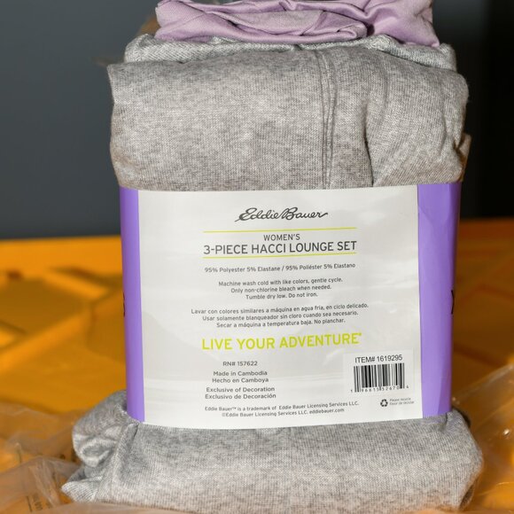 Eddie Bauer WOMEN'S 3-PIECE HACCI LOUNGE SET - Picture 2 of 4